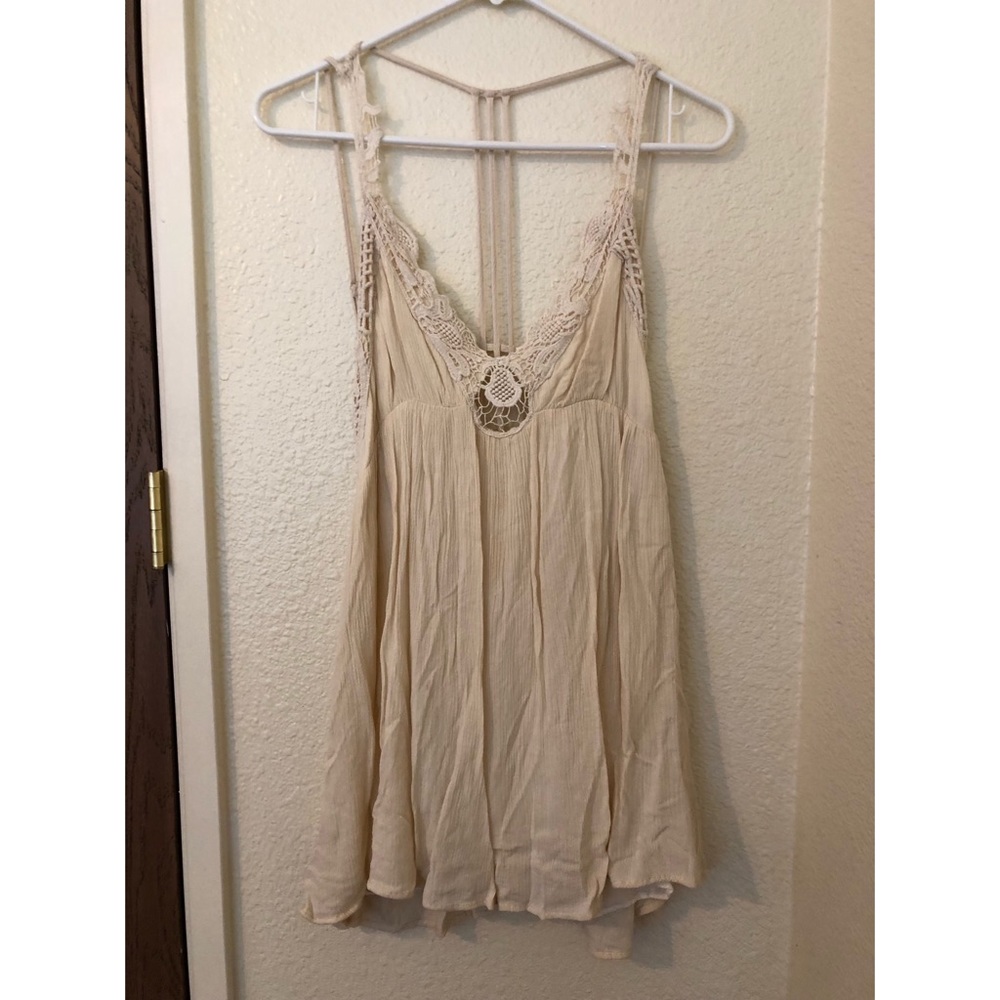 Free people Cream colored short dress